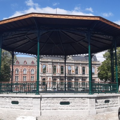 Restauration du Kiosque à musique de Boussu